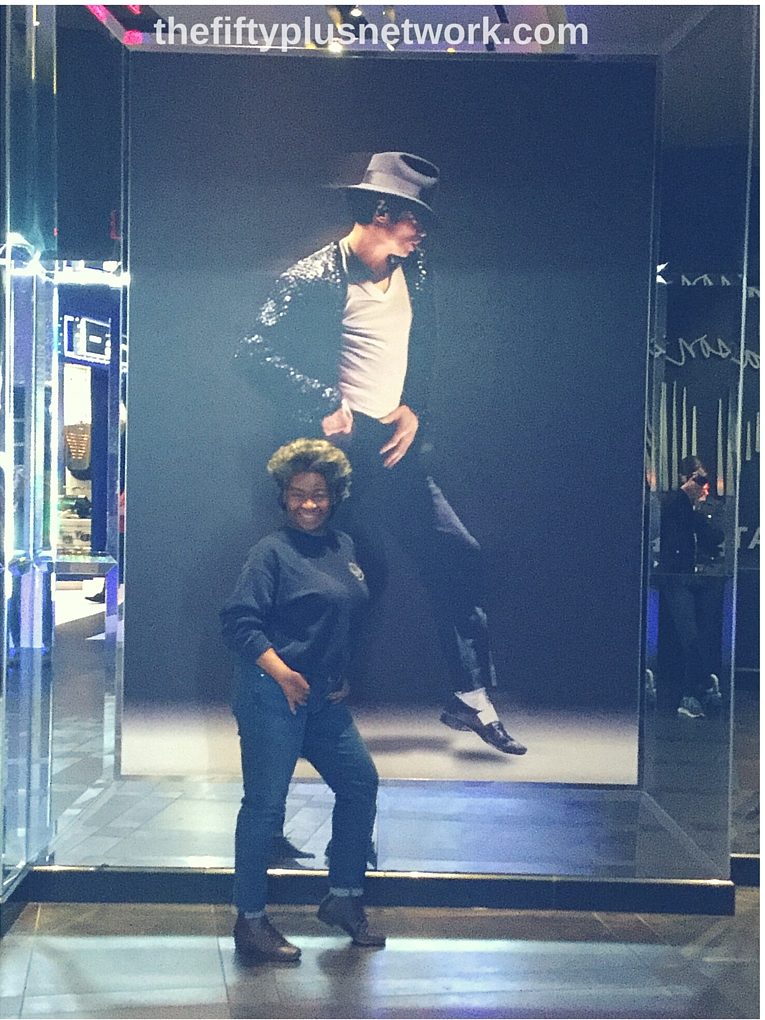 Dancing with Michael Jackson at Michael Jackson One Theater! over50 thefiftyplusnetwork